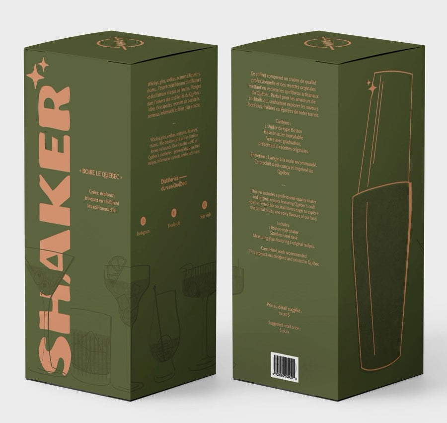 Shaker des Distilleries du Québec